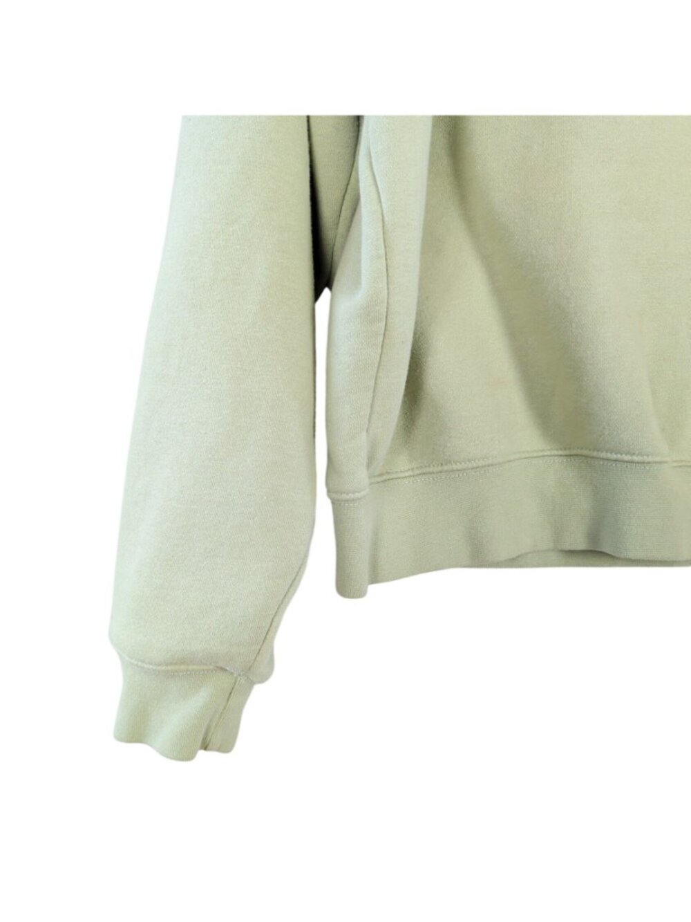 Fear of God Essentials Sweatshirt Mens S Sage Green Logo Crewneck Fleece - Picture 5 of 16